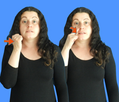 Foto del segno GENITORI – Lessico della lingua dei segni, Federazione svizzera dei sordi