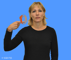 Foto für die Gebärde NACHHER – Gebärdensprachelexikon Gehörlosenbund