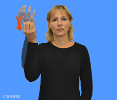 Foto für die Gebärde PFLÜCKEN 2 – Gebärdensprachelexikon Gehörlosenbund