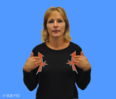 Foto für die Gebärde ERLEBEN – Gebärdensprachelexikon Gehörlosenbund