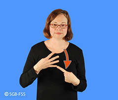 Photo du signe PARAMÈTRES – Lexique de la langue des signes, Fédération Suisse des Sourds